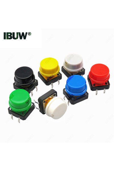 Choice 24PCS 24PCS Tactile Push Button Switch Momentary 12*12*7.3MM Micro swi...
