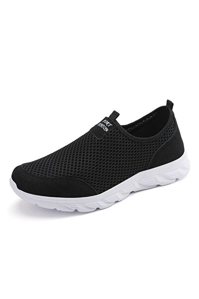 Choice1 43 Black White 2023 Lightweight Men Casual Shoes Breathable Slip on M...