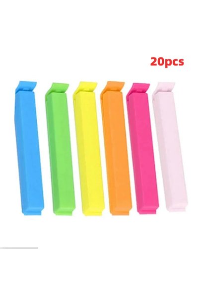 Choice 20pcs 50/100PC Portable Kitchen Storage Food Snack Seal Sealing Bag Cl...