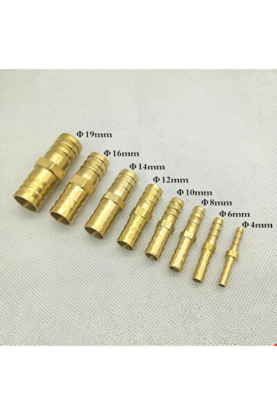 Choice 5mm-5mm Barb 4mm 5mm 6mm 8mm 10mm 12mm Brass Straight Hose Pipe Fittin...