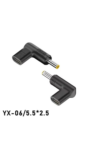 Choice11 5.5-2.5mm PD 100W Type C to Universal Laptop Charger Converter for A...