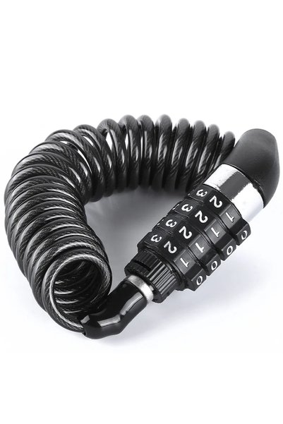 Choice Black DOMEN Bicycle Lock Steel Wire Chain Lock MTB Bike Motorcycle Ant...