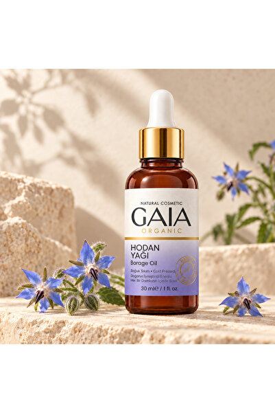 Gaia Organic Saf Hodan Yağı - Olgun ve Hassas Cilt İçin Yoğun Bakım 30 ml
