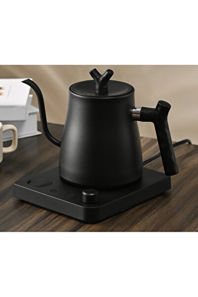 Choice5 US Black 1000W Electric Gooseneck Kettle 1000ml 304 Stainless Steel C...