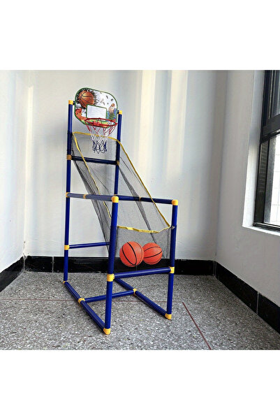 Choice Blue Enjoyable Arcade Basketball Game Set - Indoor/Outdoor Dual Play, ...