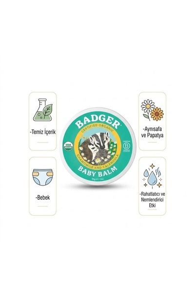 Badger Bebek Kremi / Baby Balm 56 Gr