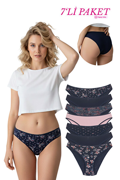 Newlilla 18001-1 مجموعة سراويل بيكيني نسائية مكونة من 7 قطع V6