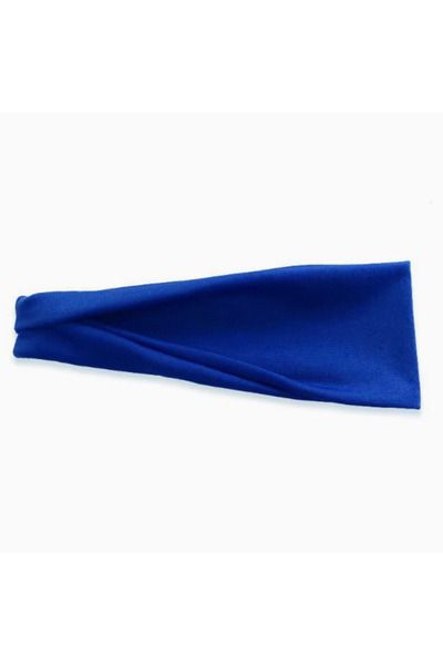 Choice1 Blue Men Women Sports Headband Sweatband Stretch Elastic Gym Fitness ...