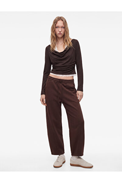 Koton Standard Waist Tie, Stitching Detail, Pockets, Comfortable Fit, Barrel ...