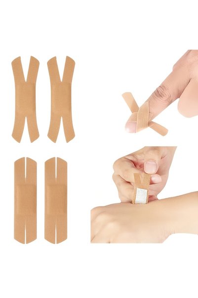 Choice 50-piece pack of finger bandages, fingertip hemostatic patches, bandag...