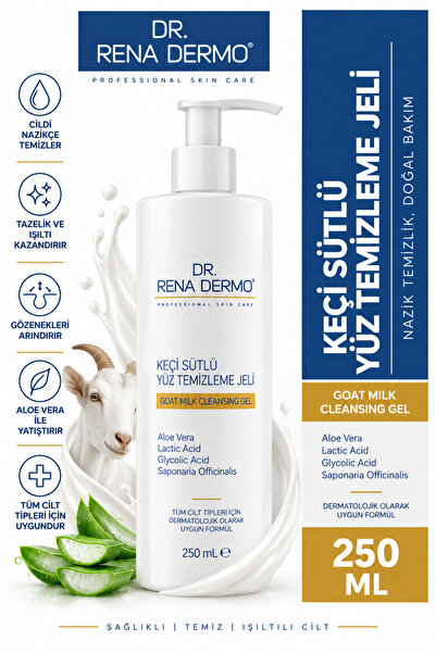 Dr. Rena Dermo Keçi Sütlü Yüz Temizleme Jeli 250 Ml