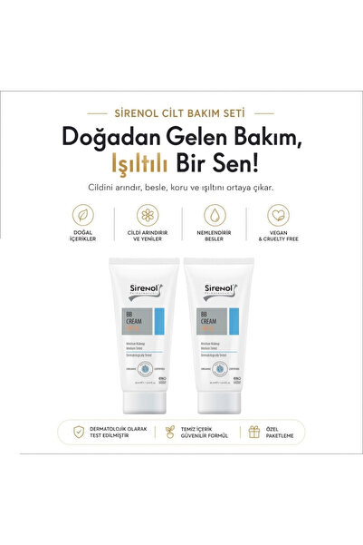 Sirenol Organik BB Krem 2'li Set 30 mL / 30 mL