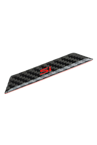 Choice Si Carbon Fiber Si Emblem Decal Car Storage Box Sticker Trim For Honda...