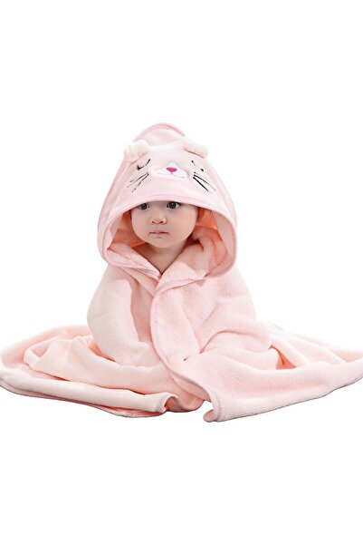 Choice1 1PCS-AYP-Pink Baby Hooded Towel 31x31 in - Organic Cotton Bath Set, Q...