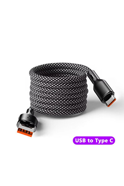 Choice 1m USB A To Type C 100W 6A Fast Charging USB A/USB C to Type C Magneti...