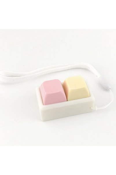 Choice1 White A ZAKOL Relaxing 2/3/4 Keys Finger Keyboard Key Button Stress R...