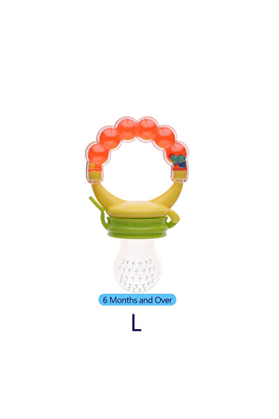 Choice1 Oranger-L Baby Fruit Feeder Pacifier, Silicone Baby Food Feeder for T...