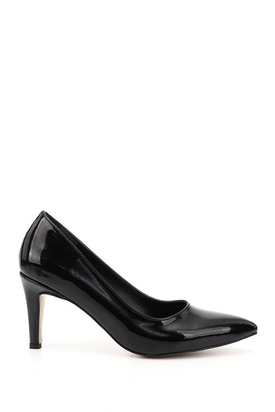 GÖNDERİ(R) Women's Black Patent Leather Pointed Toe Thin Heel Stiletto