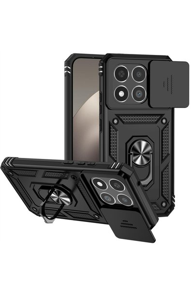Choice1 xiaomi 15T Black Armor Funda for Xiaomi 15T Pro 5G Case Car Magnetic ...