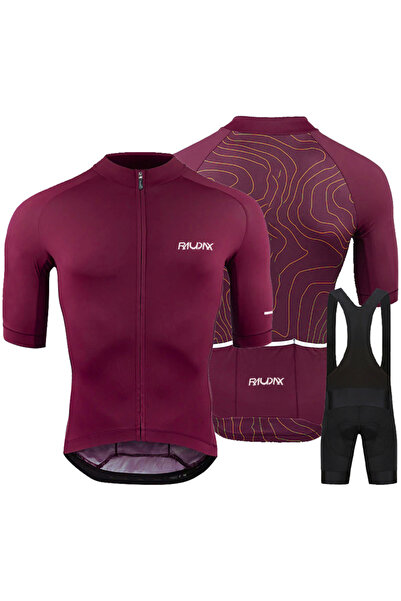 Choice4 S cycling set Raudax Summer Youth Short Sleeve Cycling Jersey Set Bre...