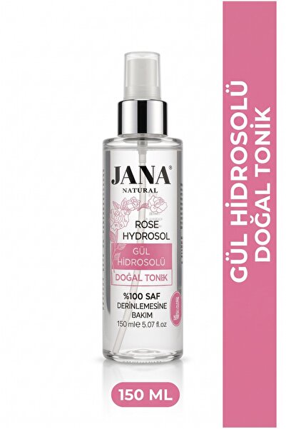 JANA NATURAL Gül Hidrosolü Doğal Tonik 150ml