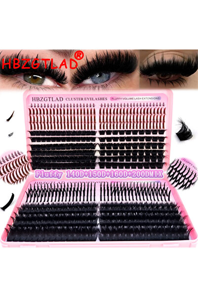 choice2 رموش كلاستر MIX 0.07mm D QA98 HBZGTLAD، كتاب رموش 80D-160D، رموش سفلي...