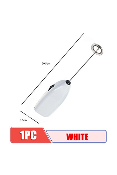 Choice مضرب كهربائي صغير أبيض اللون، خلاط رغوة، مضرب قهوة لاسلكي، خلاط يدوي، ...