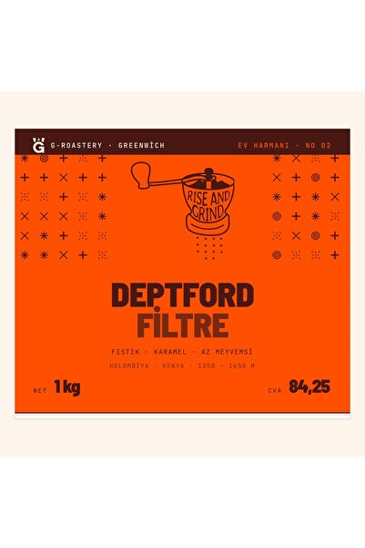 Greenwich Coffee Deptford Filtre Kahve Çekirdek Kahve 1000 gr ( %100 Arabica )
