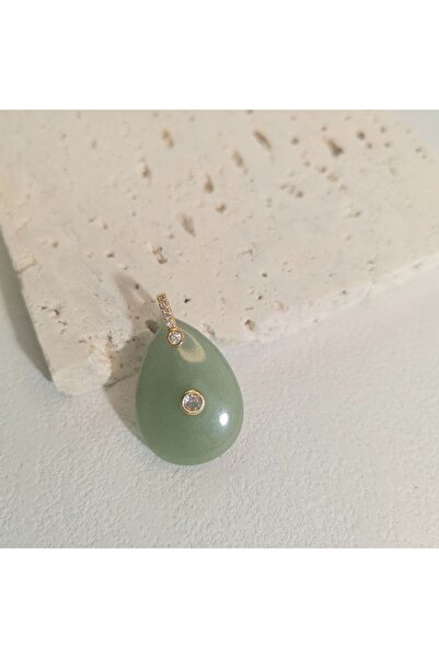 Choice3 Green Aventurine 1pc Natural Stone Pendant Water Drop Shape Amethyst ...