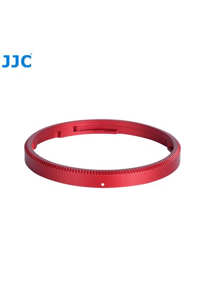 Choice غطاء حلقي معدني أحمر من JJC لكاميرا ريكو GR III وGR III HDF، ملحقات كا...