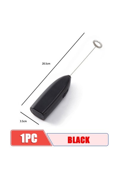 choice2 Black Mini Electric Whisk Foamer Blender Wireless Coffee Whisk Mixer ...