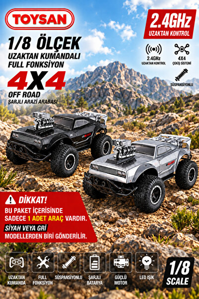 Toysan 1.8 Ölçek Off Road Rock Crawler Araba