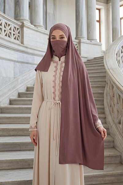 Aisha's Design Σάλι από χτενισμένο βαμβάκι με πέπλο που καλύπτει το λαιμό, PS...