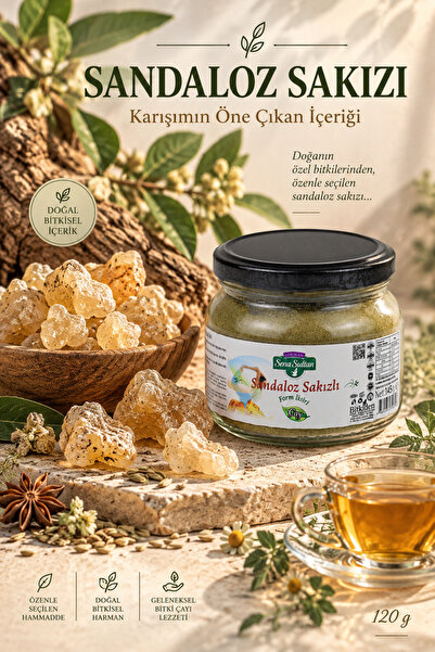 Lokman Sena Sultan Sandaloz Sakızlı Form İksiri Karışık Bitki Çayı 120 g – Re...