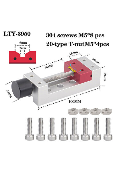 Choice1 LTY-3950 Precision Mini Vise Engraving Machine CNC Drilling Machine S...