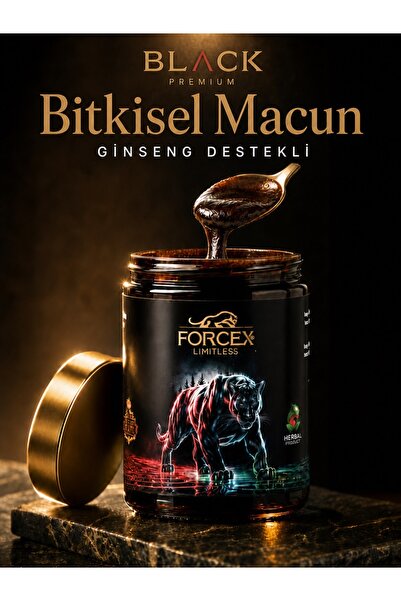 ALPHA EVERSTRONG Forcex Limitsiz Ginseng Atom Özel Karışımlı Bitkisel Macun K...