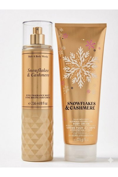Bath & Body Works Snowflakes & Cashmere رذاذ عطري فاخر