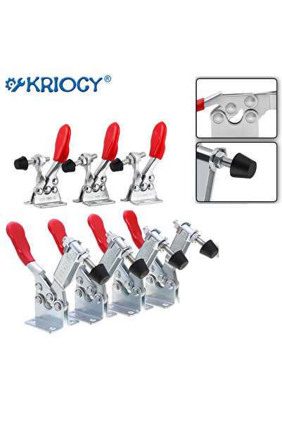 Choice3 4pcs GH-201 Horizontal Toggle Clamp Quick-Release Toggle Clamps Set 2...