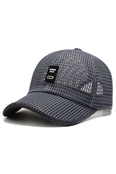 Choice Dark Grey [NORTHWOOD] Men's Mesh Baseball Cap Breathable Summer Caps D...