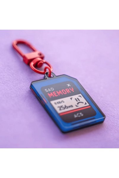 choice2 c2 2026 New Ins Tokimeki Memorial Memory Card Design Keychain Cute Ba...