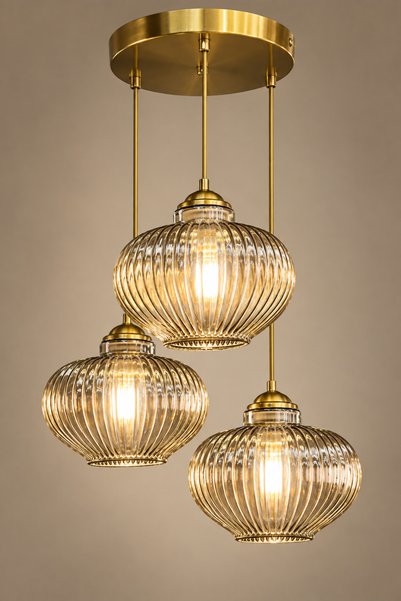MINIMAL ETICARET VE BILGI TEKNOLOJILERI Luxe Ellipse Gold 3'lü ( Transparan S...