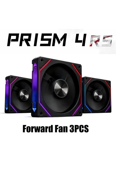 Choice1 مروحة كمبيوتر A-RGB أخرى 5-BK-F-3PCS LDPCSJ PRISM 4 RS مقاس 12 سم مع ...