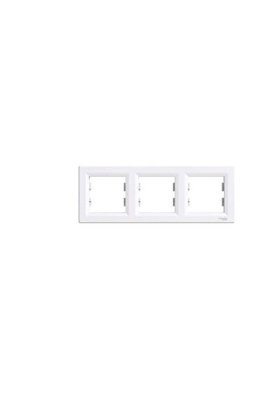 Schneider Electric Schneider Asfora Üçlü Çerçeve Beyaz EPH5800321