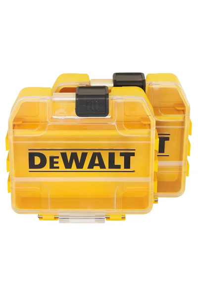 Choice1 DEWALT Yellow small 2PCS DEWALT Yellow Black Mini Storage Box Authent...