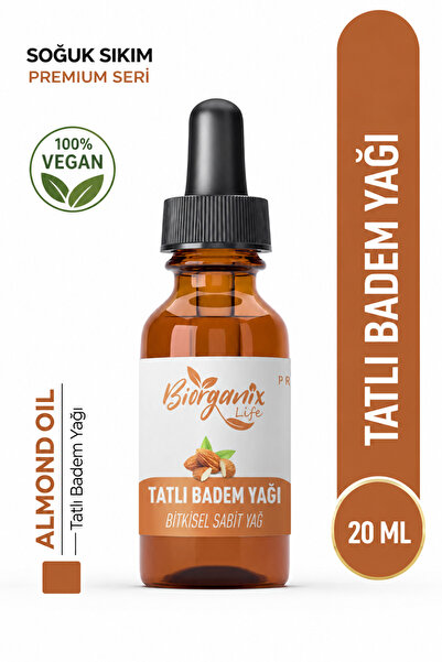 BiorganixLife Biorganix Life Tatlı Badem Yağı 20 ml – Doğal Cilt ve Saç Bakım...