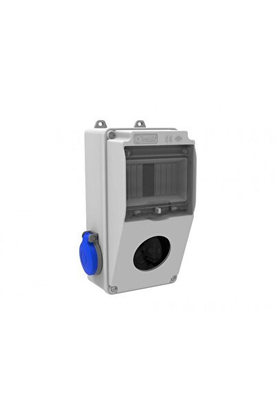 Bemis Ip44 1 Adet Ön Delikli 2 Adet Yan 2/16a 220v Prizli V5 Kombinasyon Kutu...