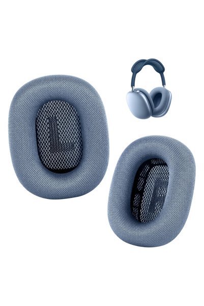 Choice blue-pu Replacement mesh ear pads for AirPods Max earphones magnetic e...