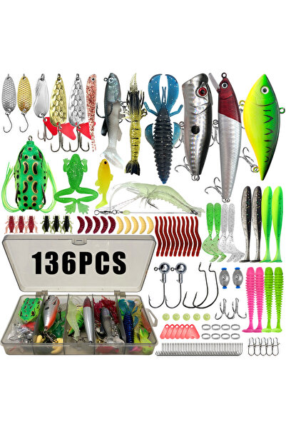 Choice3 DD-136A-J11017 86/88/136/149/366pcs Fishing Lure Kit For Trout/Pike/B...