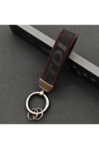 Choice TDI Black Luxury Leather TSI TDI Men Women Car Keychain ForTSI Keyring...