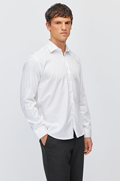 PAULMARK Men's Regular Fit Plain Shirt